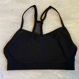 Athletic Works‎ Sports Bra Womens Size Small (4-6) Black Wireless Pull Over